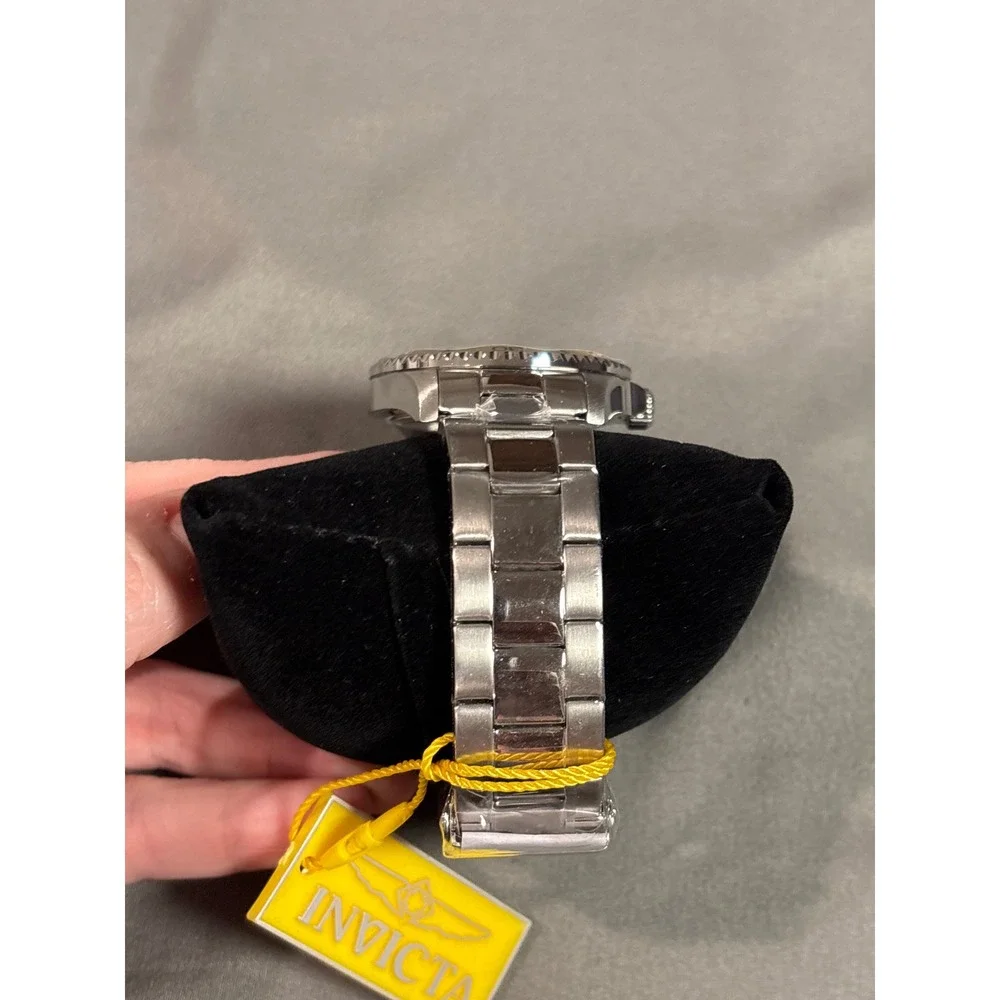 Invicta Pro Diver Mens Watch Gold Dial Stainless Steel Bracelet New 30022
